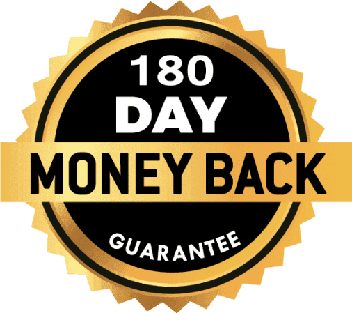 180 days money back guarentee